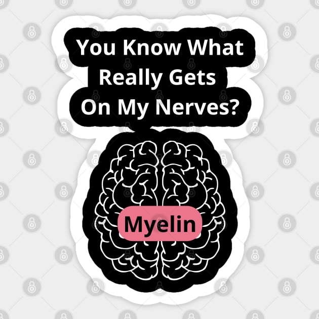 You Know What Really Gets On My Nerves Sticker by bymetrend